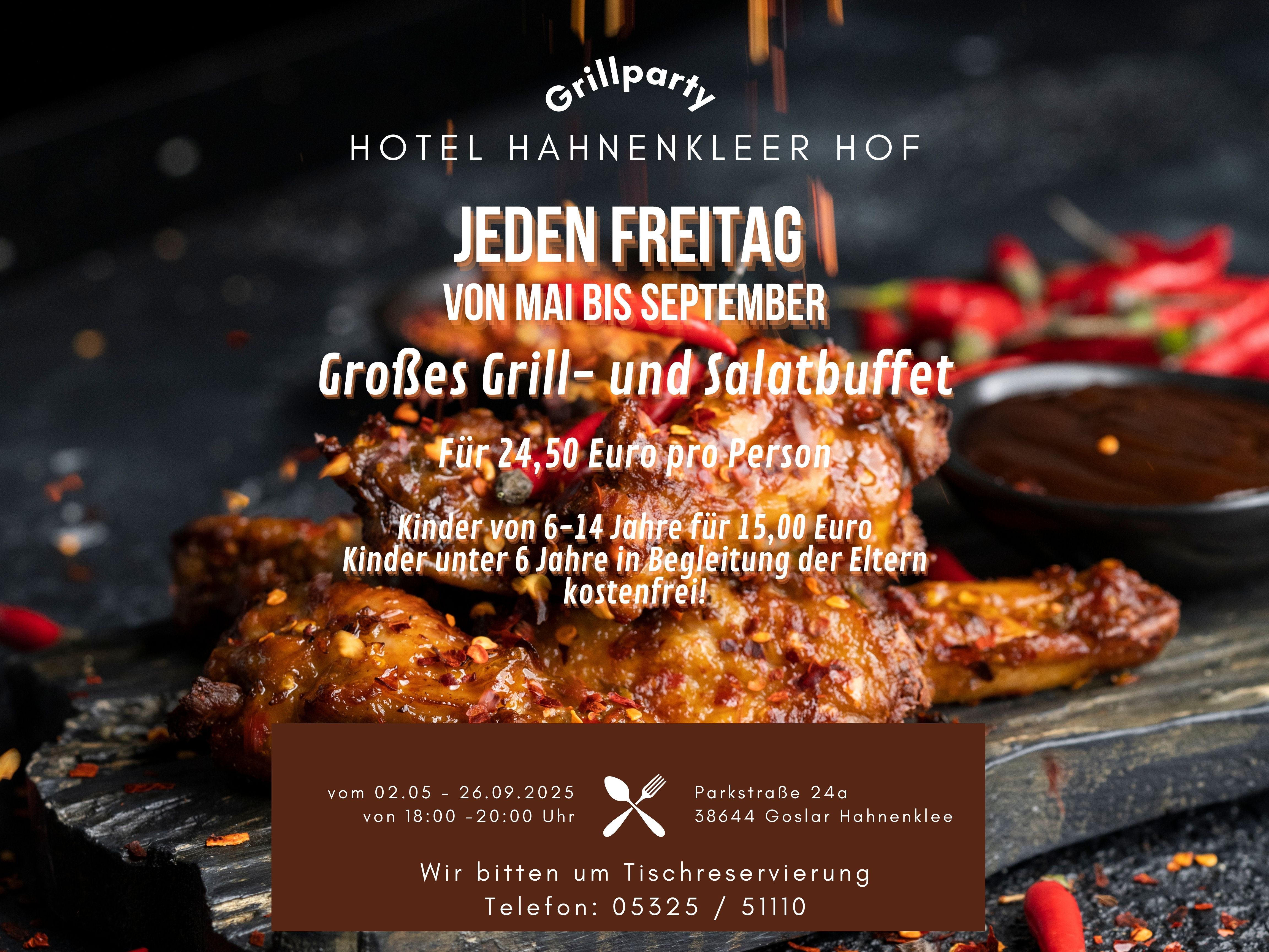 Grillparty im Hotel Hahnenkleer Hof