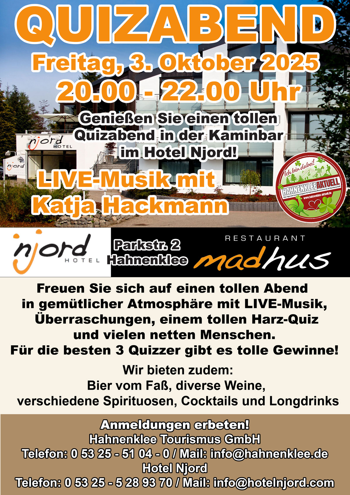 Quizabend im Hotel Njord
