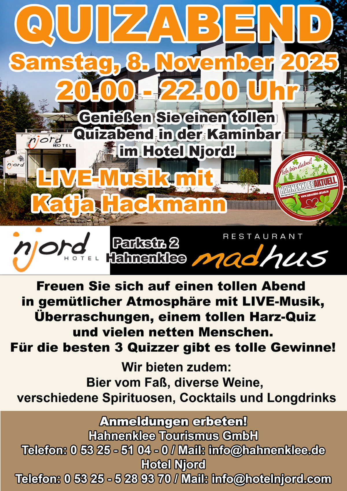 Quizabend im Hotel Njord