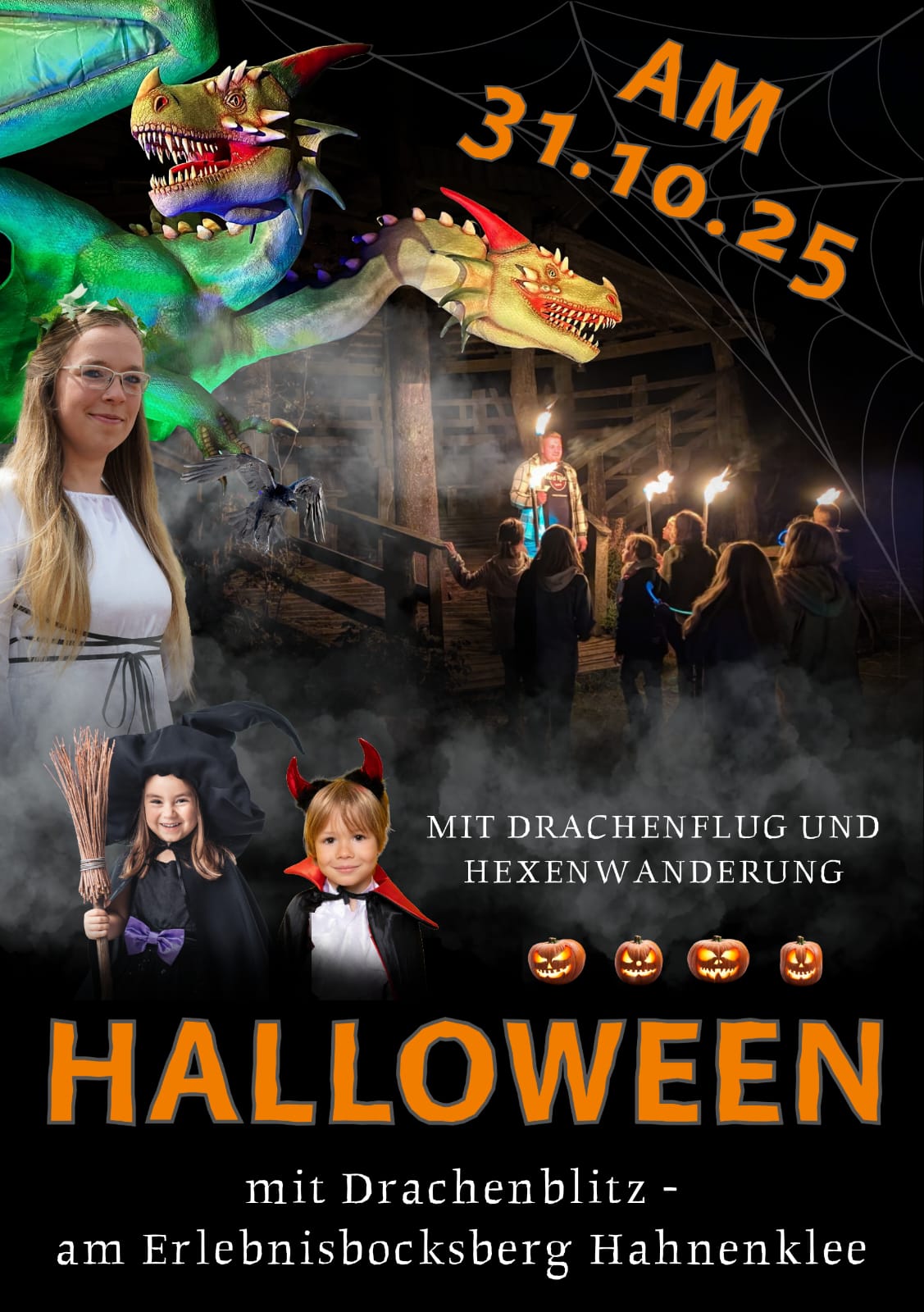 Halloween mit Drachenblitz am ErlebnisBocksBerg Hahnenklee