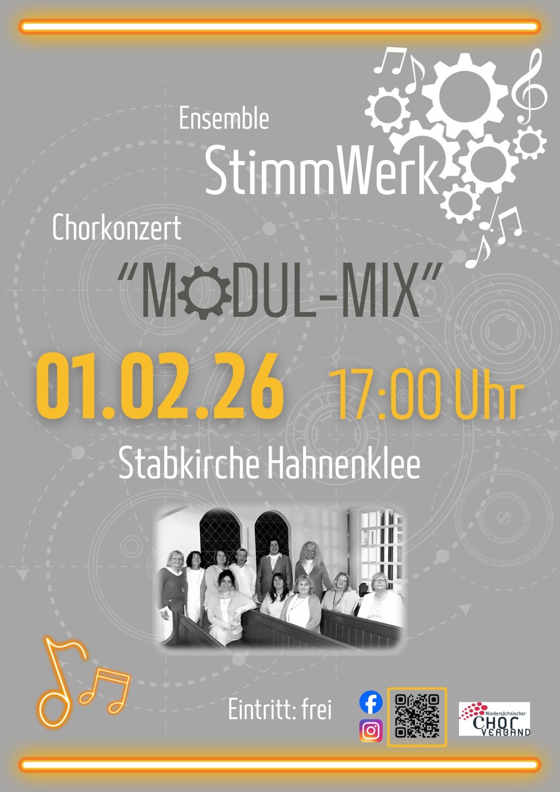 Ensemble StimmWerk Harz in der Stabkirche