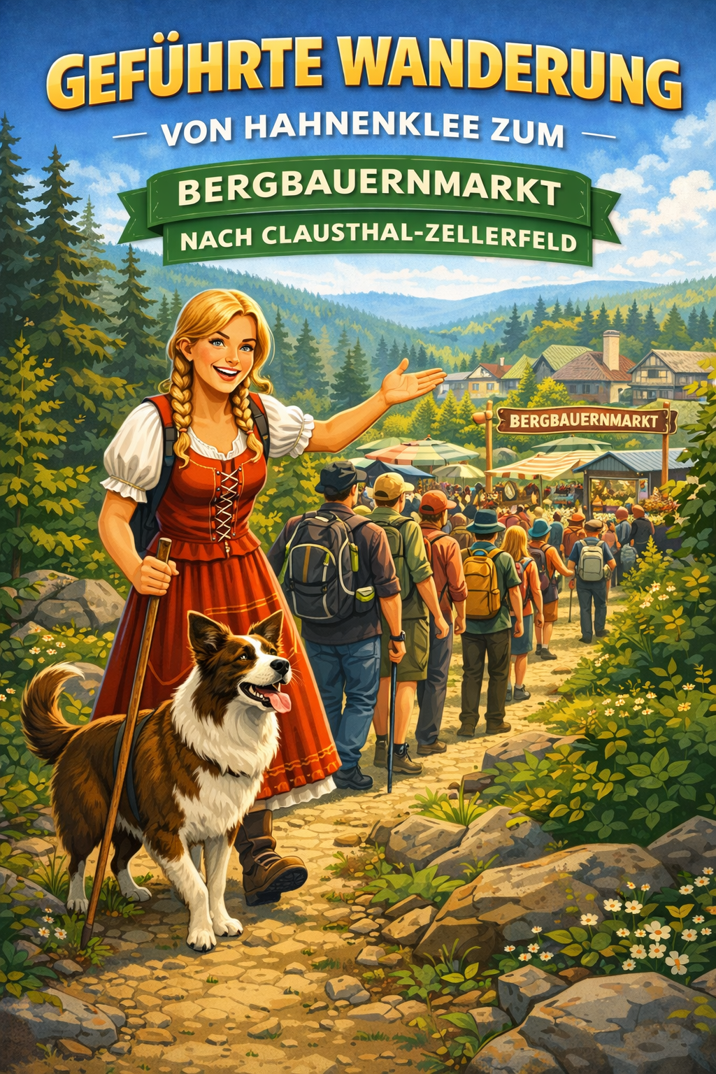 Geführte Wanderung zum Bergbauernmarkt