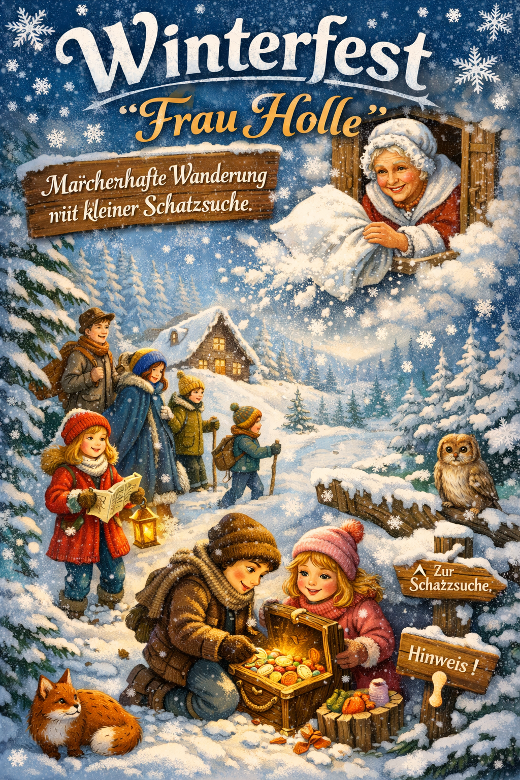 Winterfest - "Frau Holle" - Märchenhafte Wanderung mit kleiner Schatzsuche