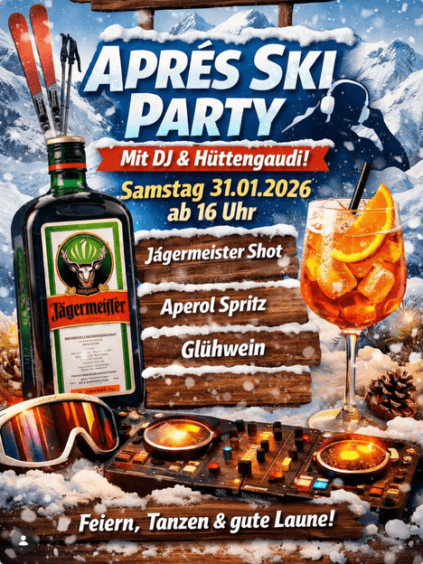 Apres Ski Party an und in Marnies Bergbar