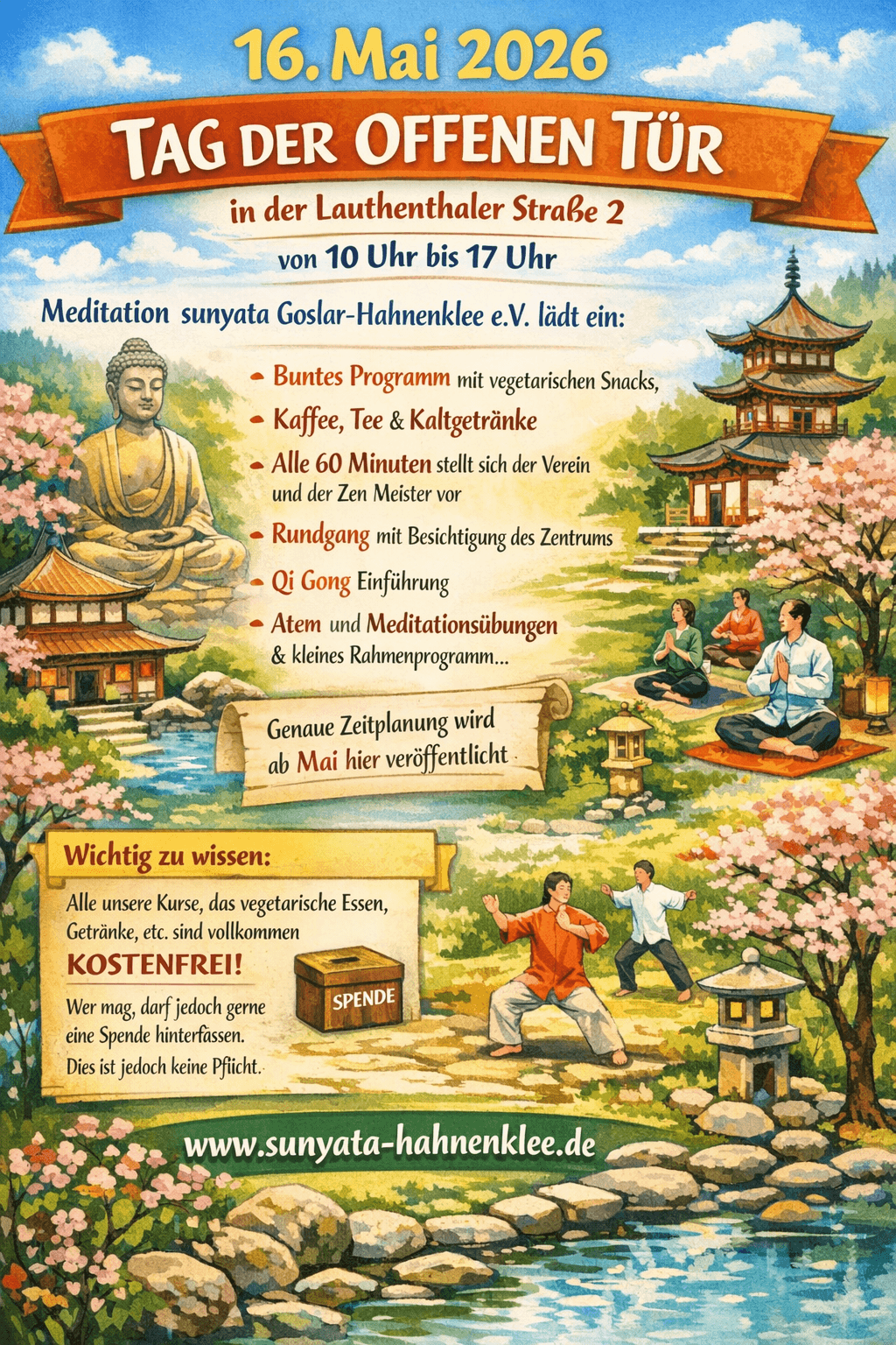 Tag der offenen Tür Meditation sunyata Goslar-Hahnenklee e.V.