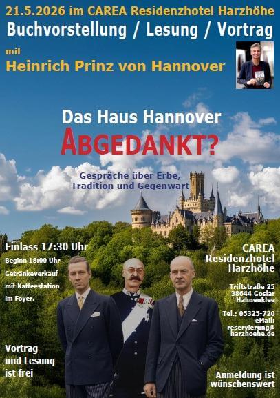 Das Haus Hannover abgedankt? Buchvorstellung